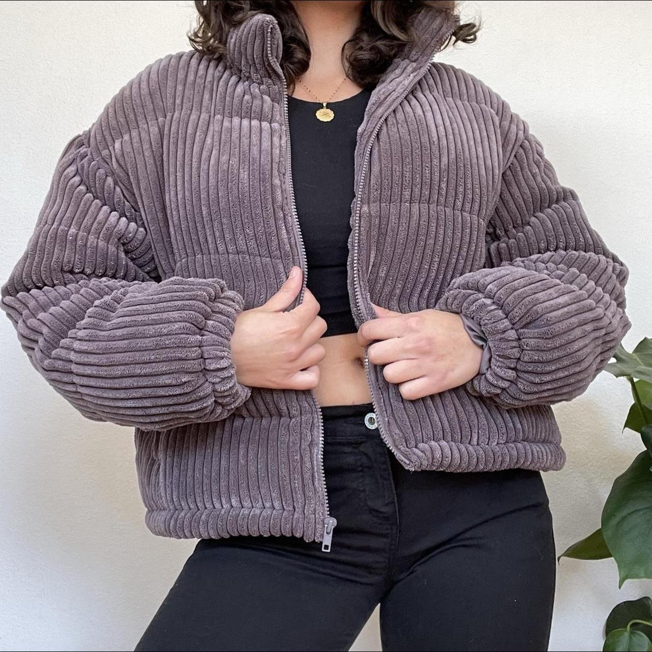 Product Image 4 - ✿ purple corduroy puffer jacket