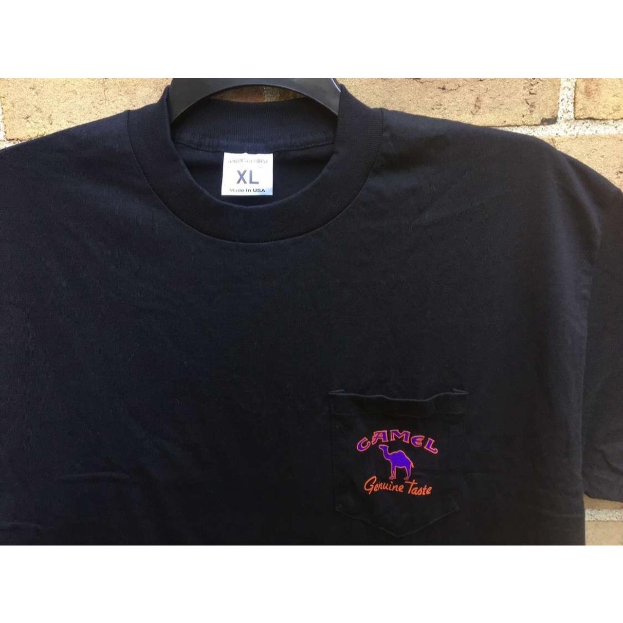 cigarette pocket t shirt Vintage 1994 Camel Cigarette pocket tee shirt