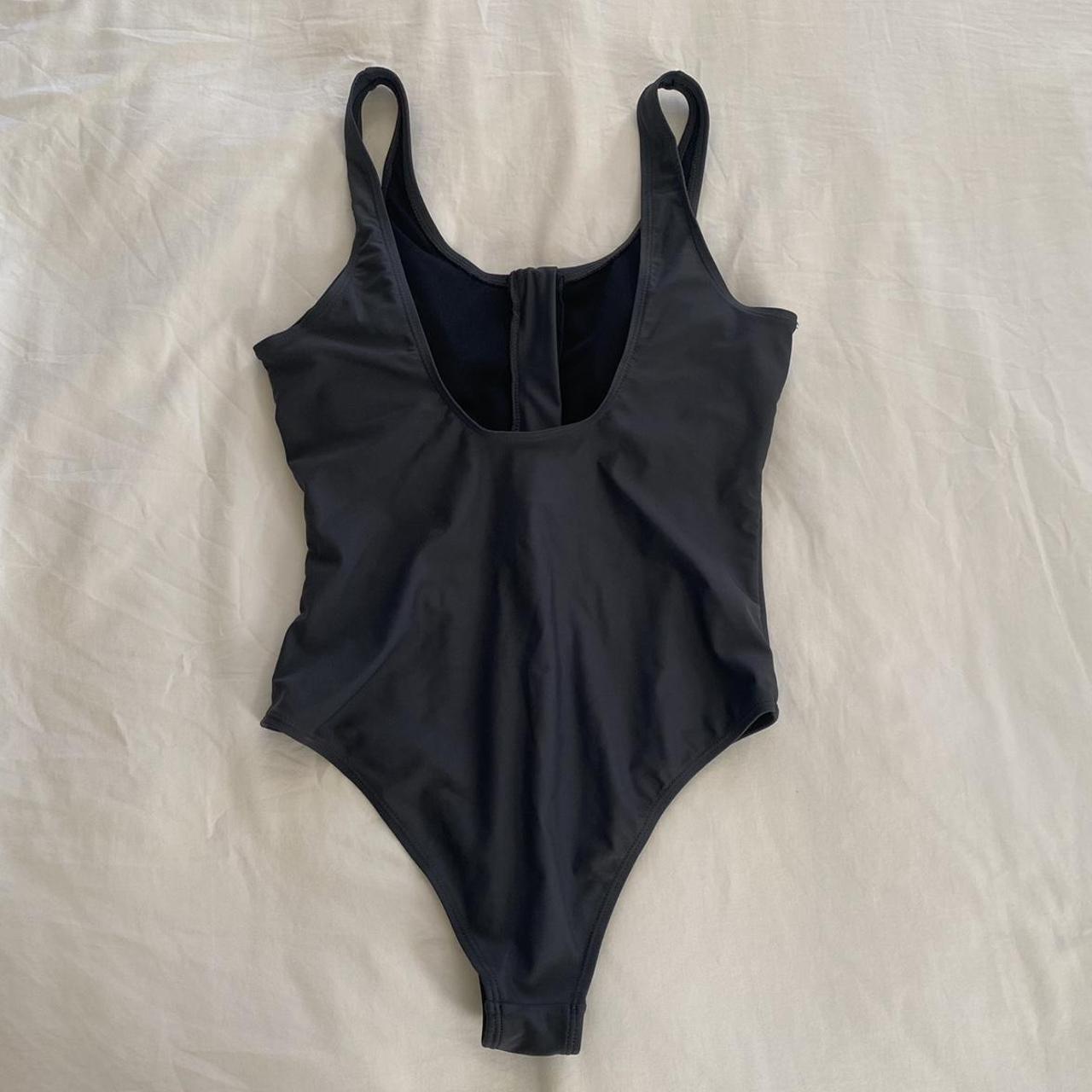 Women's Grey Swimsuit-one-piece | Depop