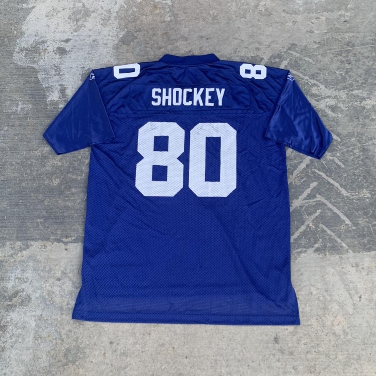 JEREMY SHOCKEY NEW YORK GIANTS JERSEY NFL FOOTBALL SHIRT REEBOK MENS SIZE XL