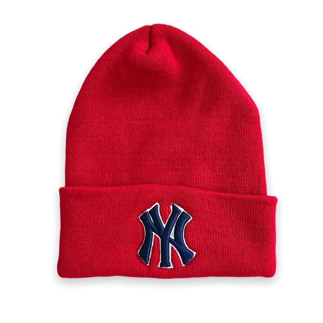 Vintage 90s New York Yankees NYY Logo Athletic Red...