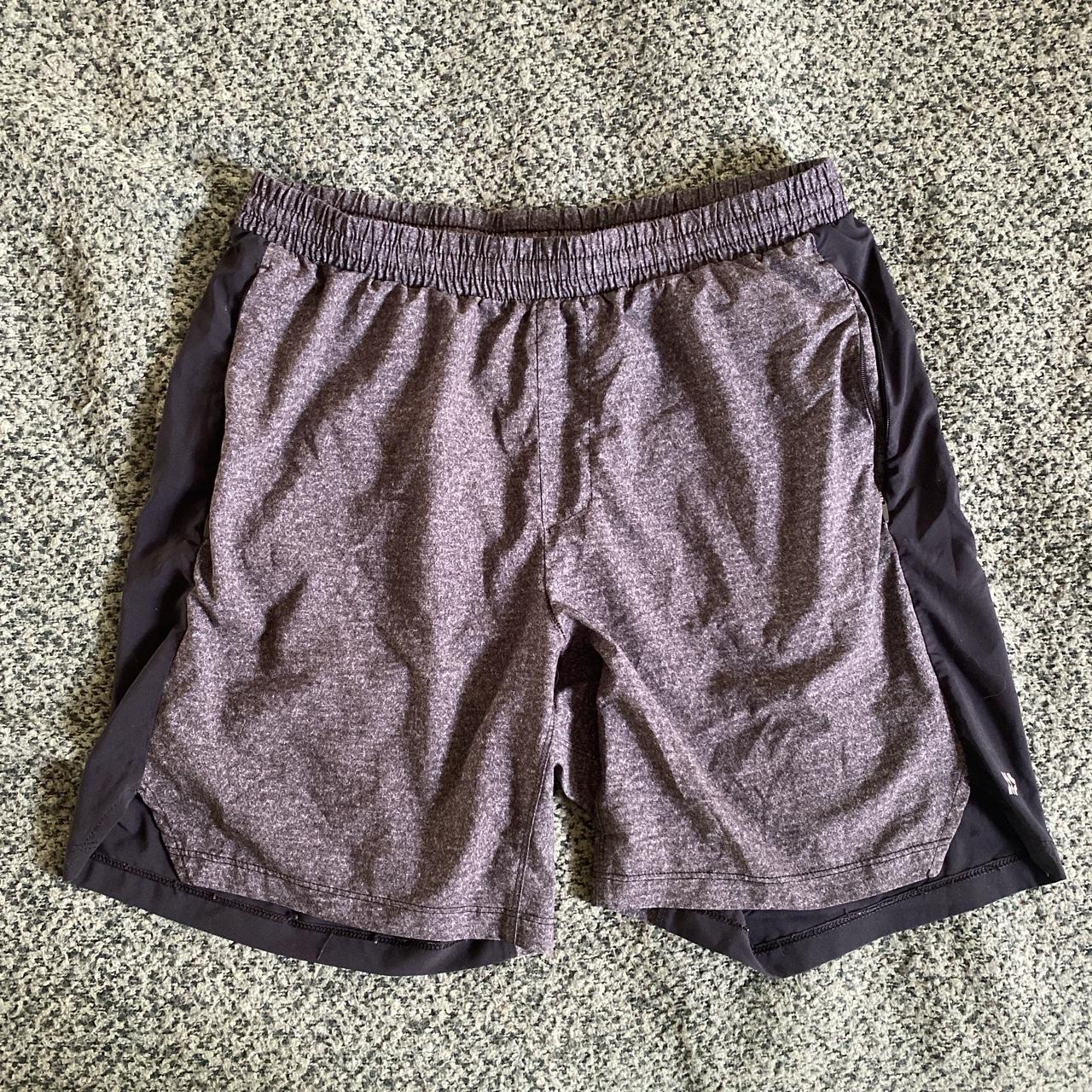 All in motion mens dark grey shorts Size Medium... Depop