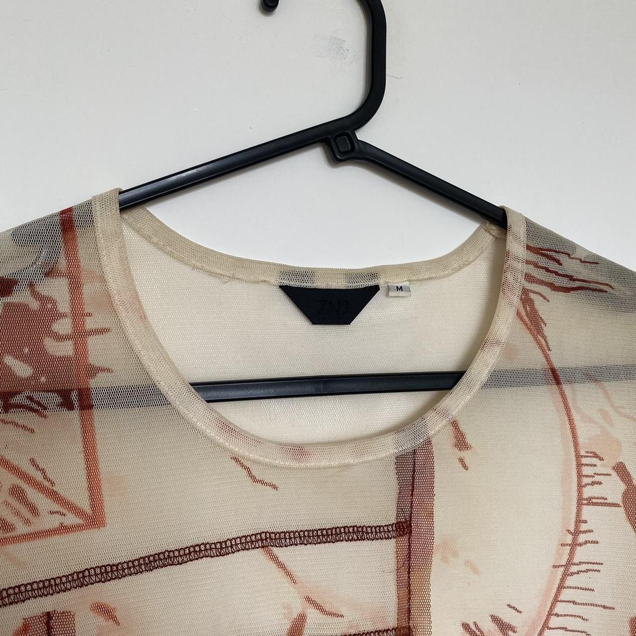 Mesh tshirt Size medium Similar to cop copine... Depop