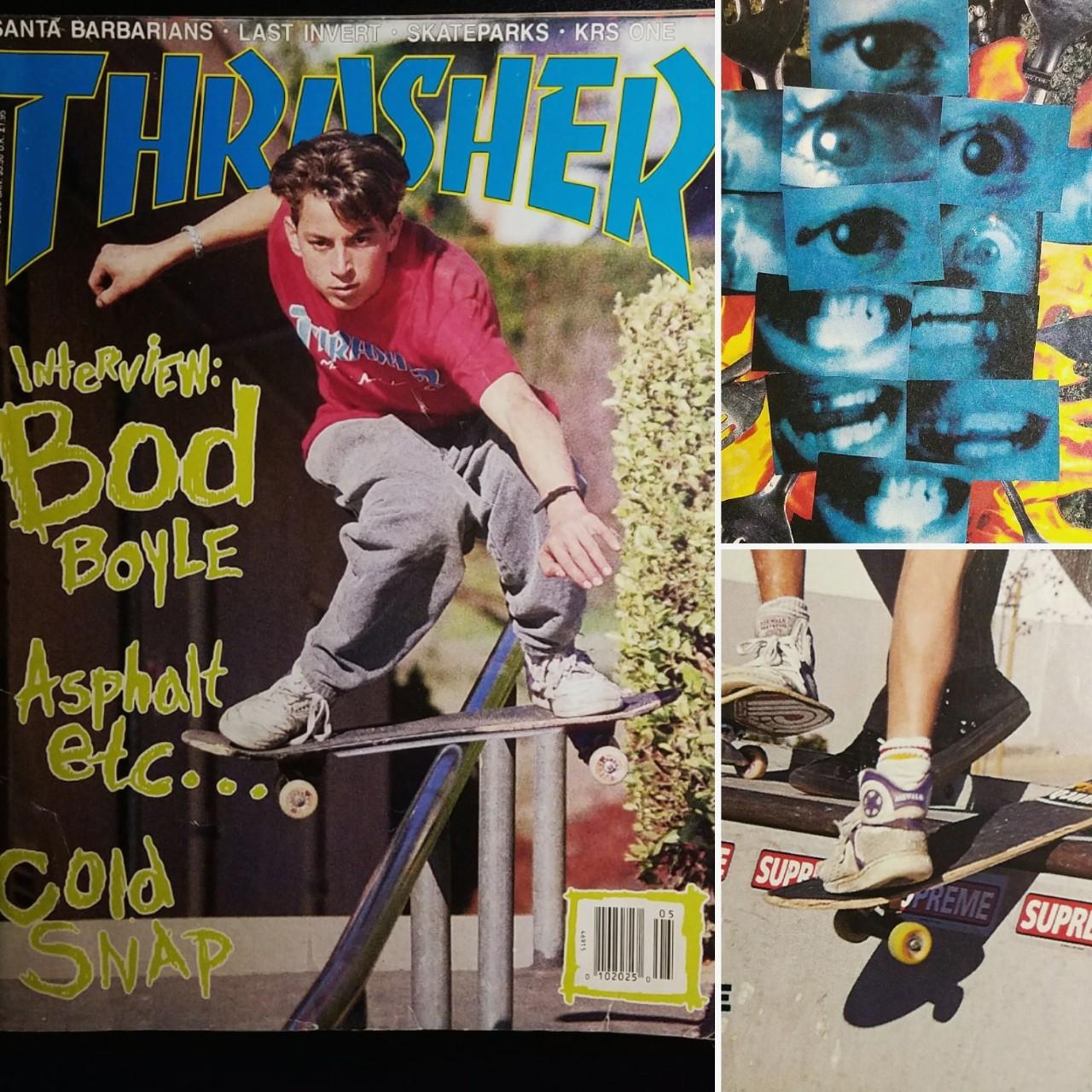 1990 Rare Thrasher Magazine, super dope with lots of... - Depop