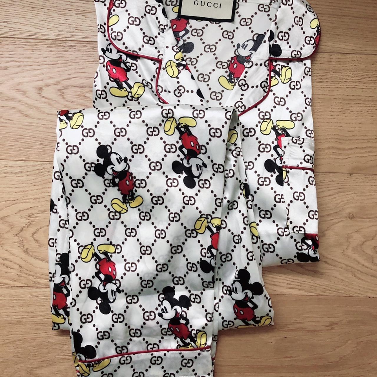 Gucci Supreme Mickey Mouse GG PJ suit. Made of Depop