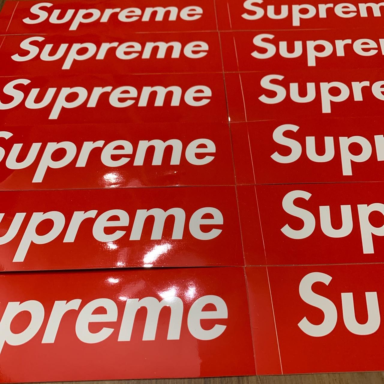 1 BOX LOGO SUPREME STICKER BRAND NEW FAST... Depop