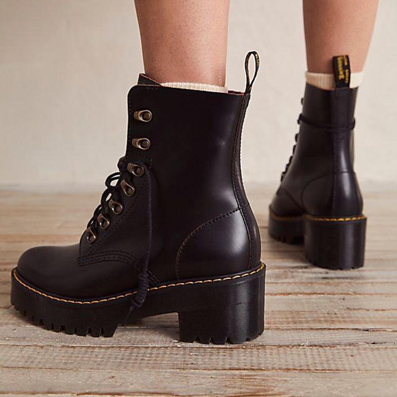 Leona platform ankle sales boot