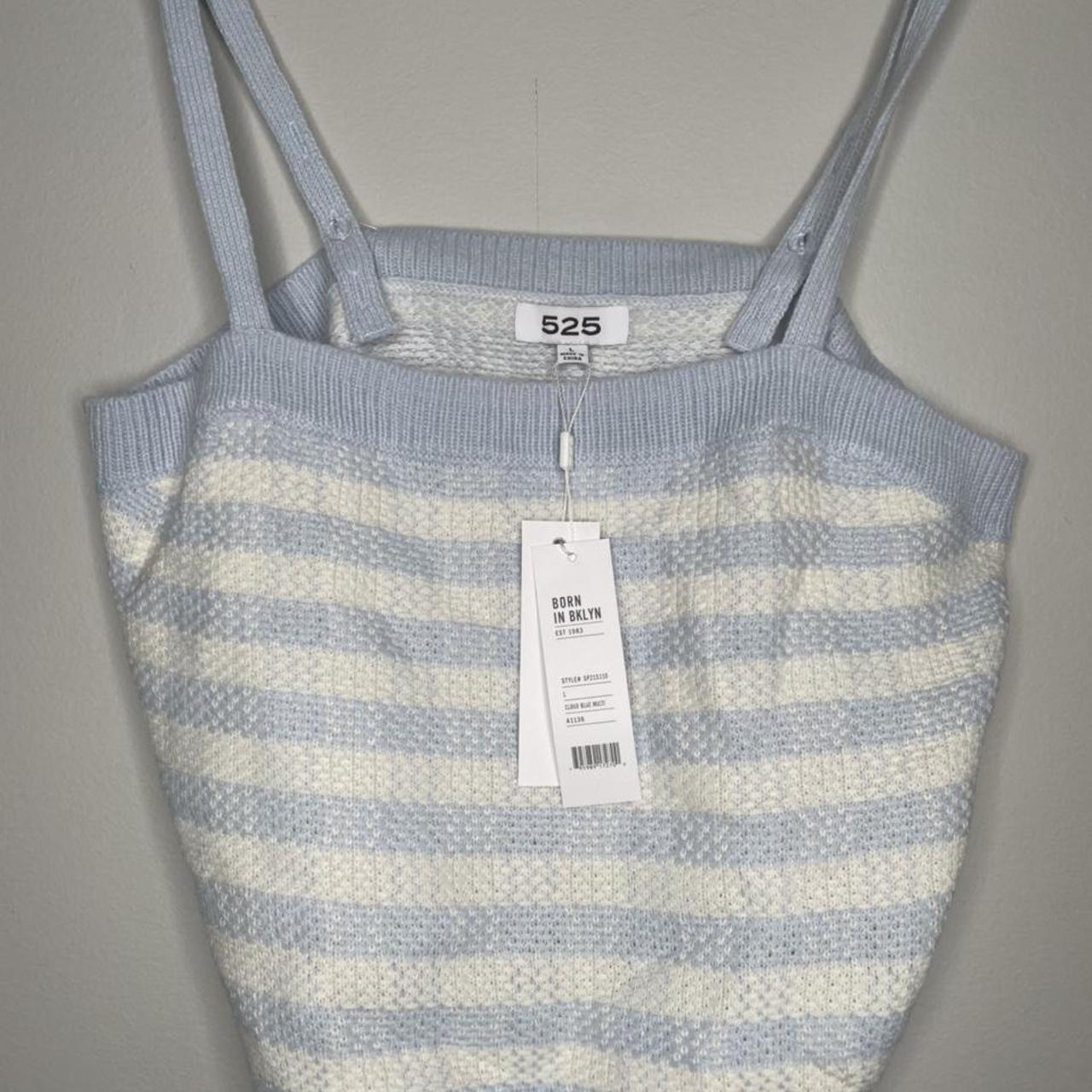 Baby Blue tank top🦋 (large) new with tags 🛍FREE... Depop
