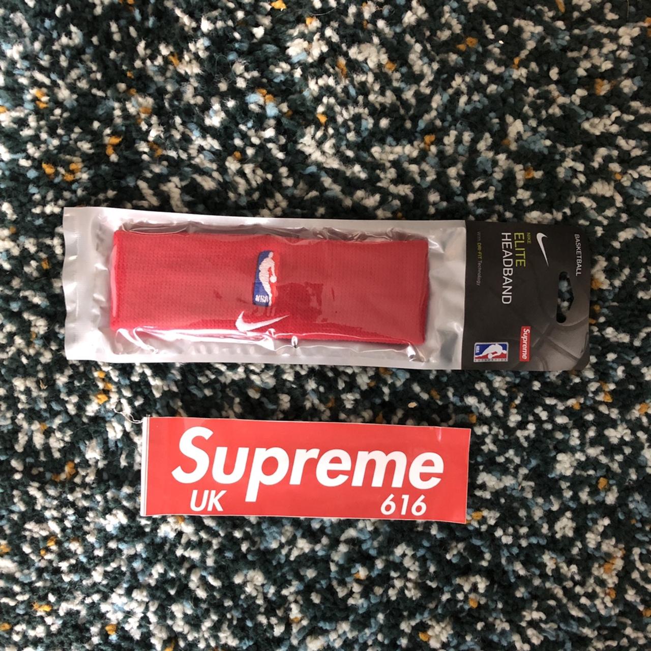 Supreme Nike nba headband Ss19 Red Deadstock Box