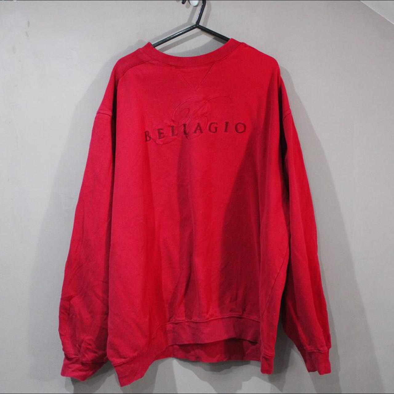 Vintage usa bellagio las vegas embroider red  depop Vintage usa bellagio las vegas embroider red  depop