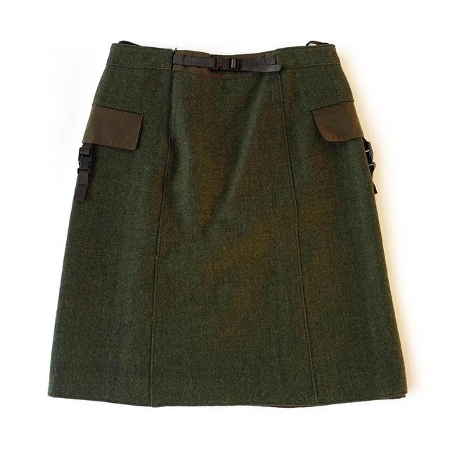 MIU MIU F/W Green Knitted Skirt with... Depop