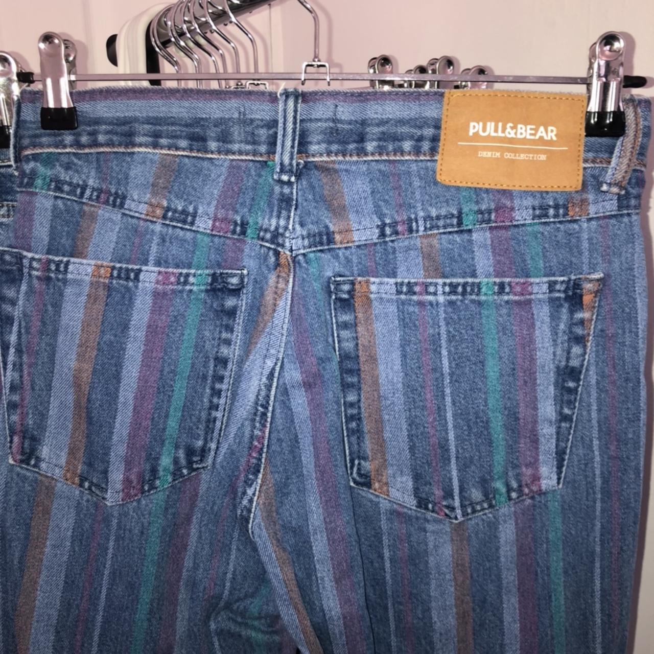 Striped jeans clearance pull and bear