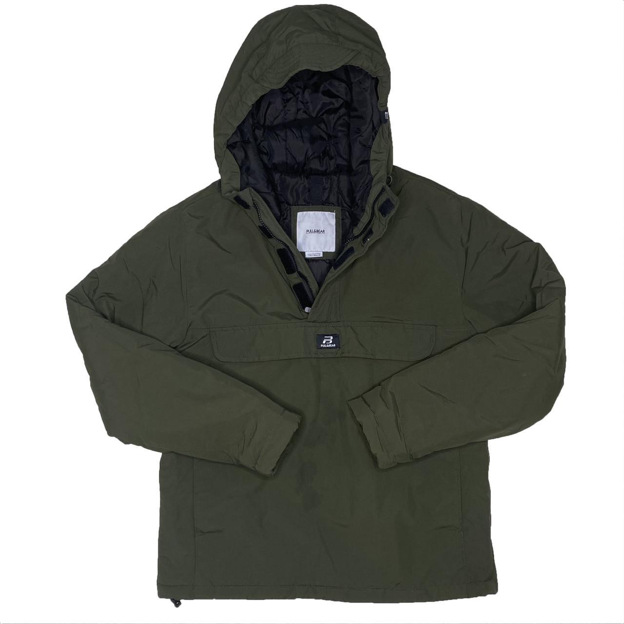 Pull & Bear quarter zip puffer coat COLOUR... Depop