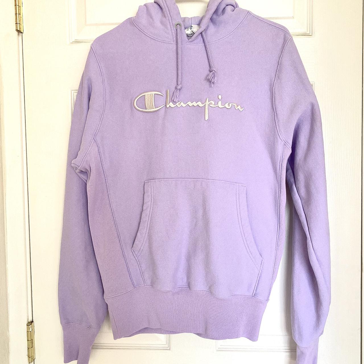 champion UO exclusive reverse weave boyfriend hoodie Depop