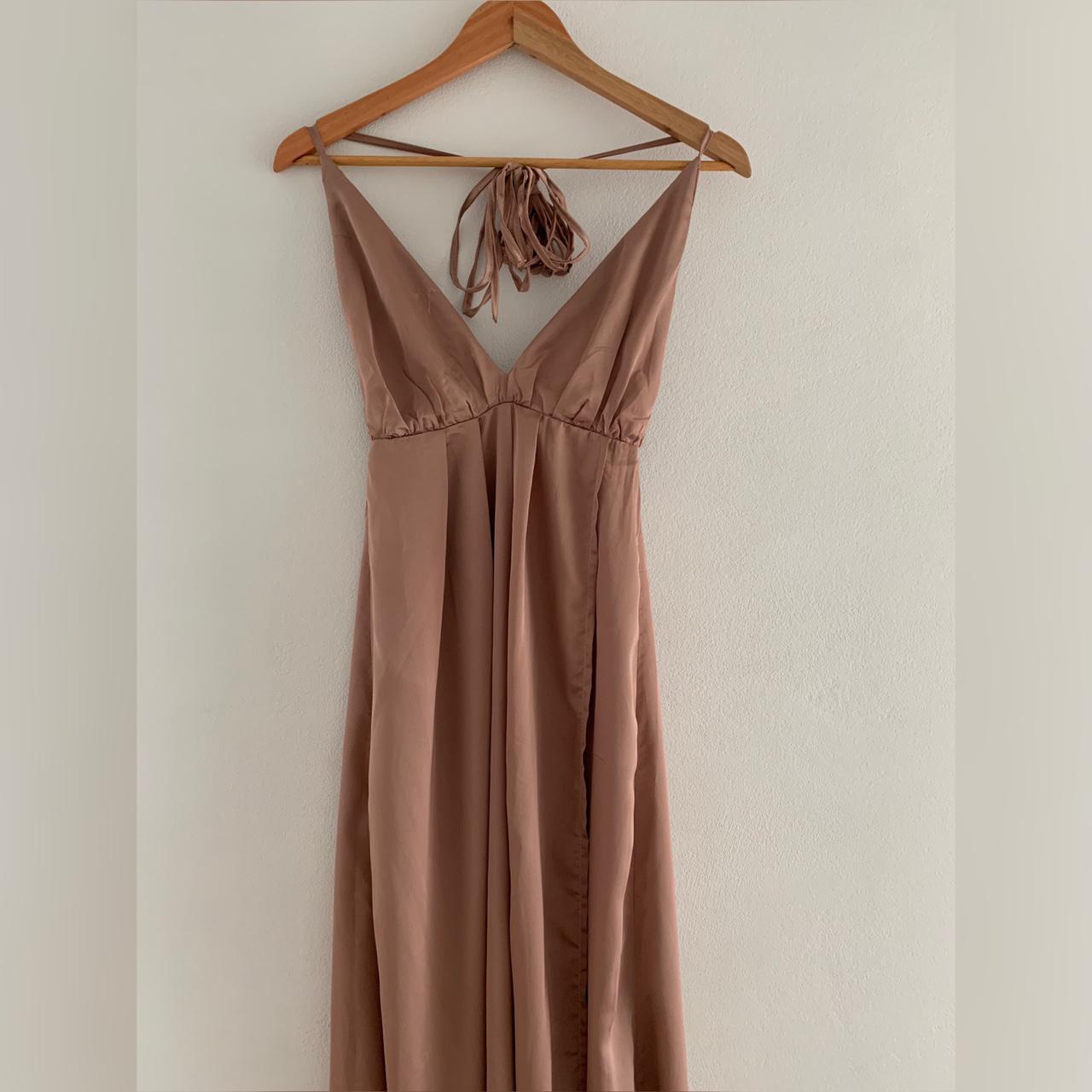 Akela maxi cheap dress bronze