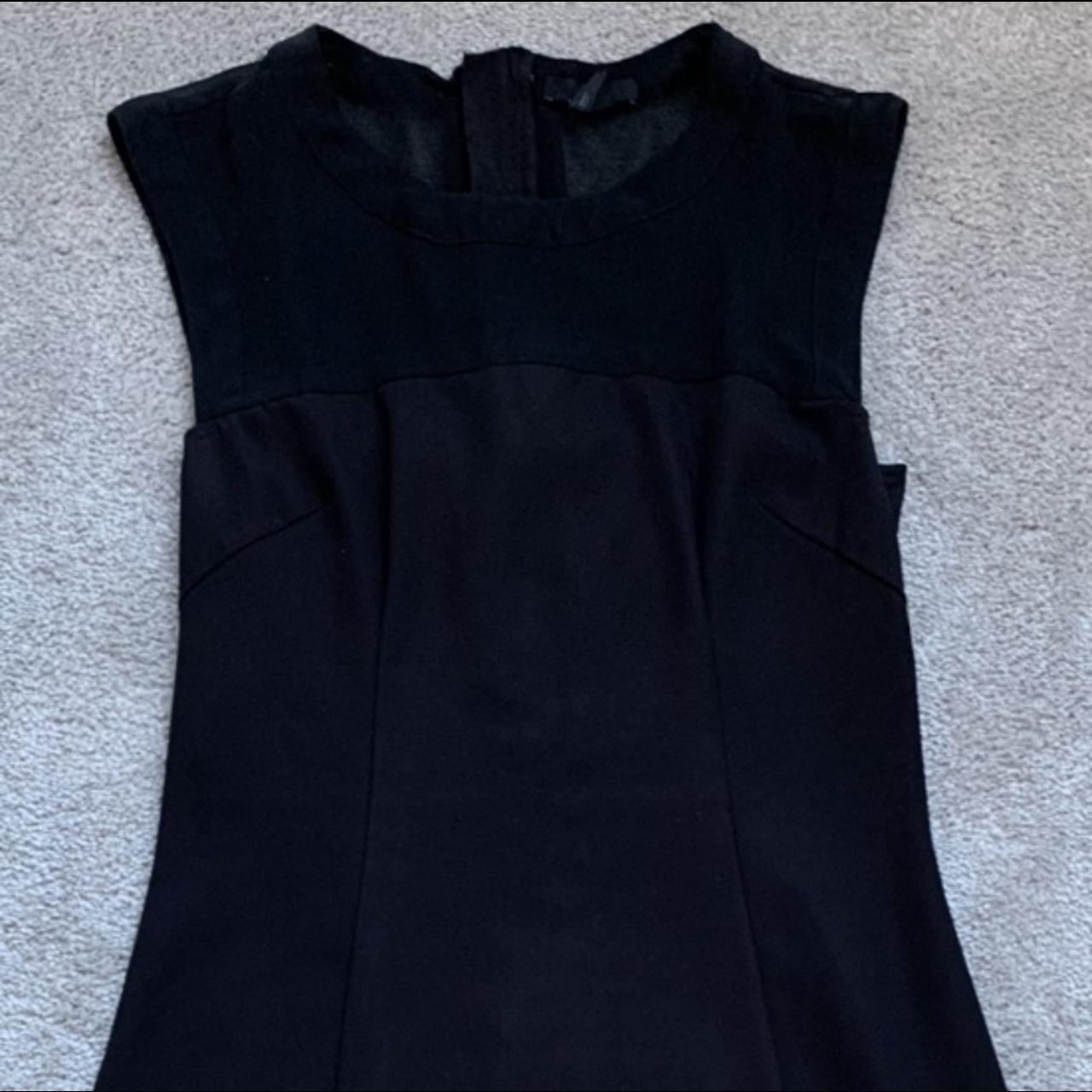 H&M Black Mesh Dress 👗 Mesh see-through top, with... - Depop