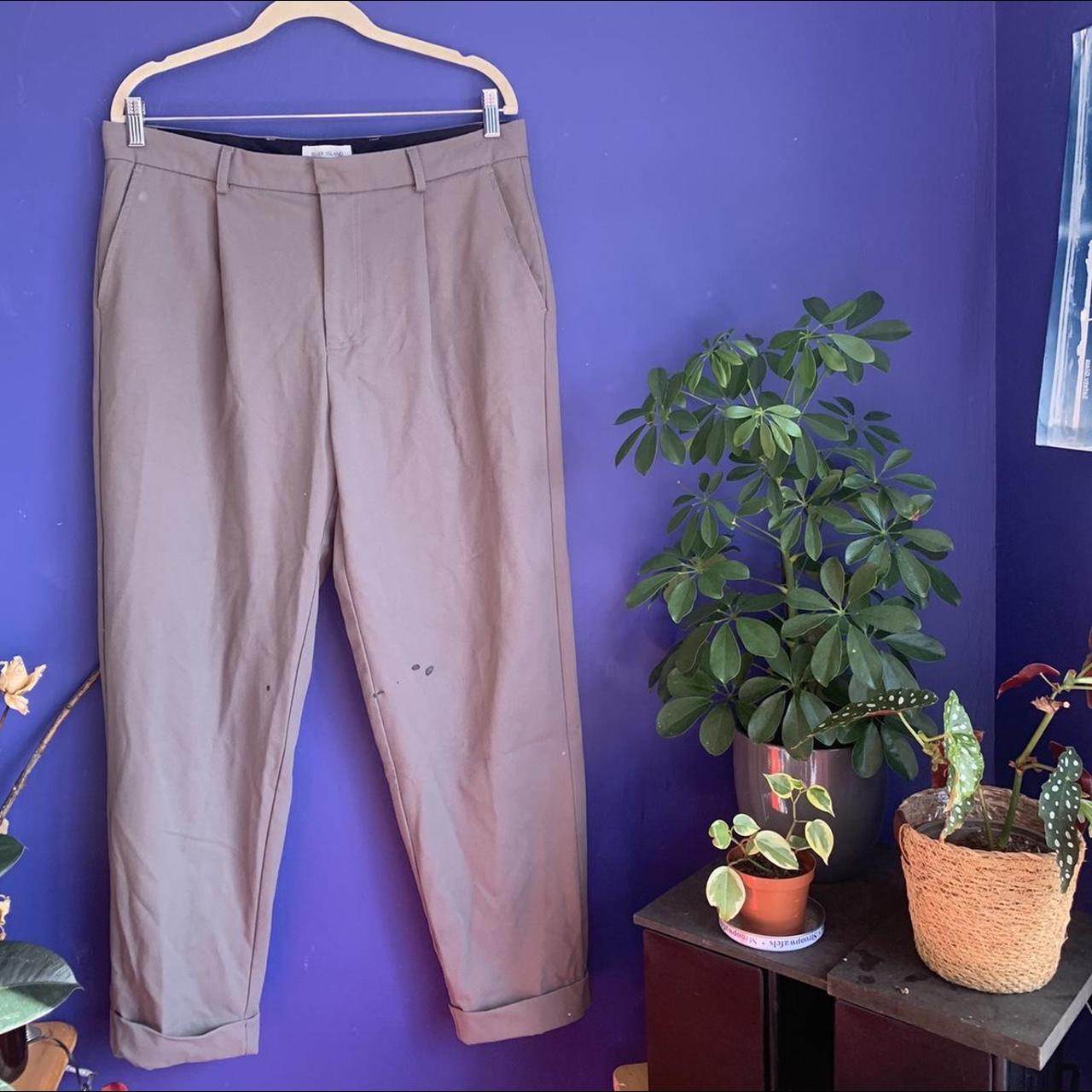 RIVER ISLAND GREY SMART SUIT TROUSERS Size medium... Depop