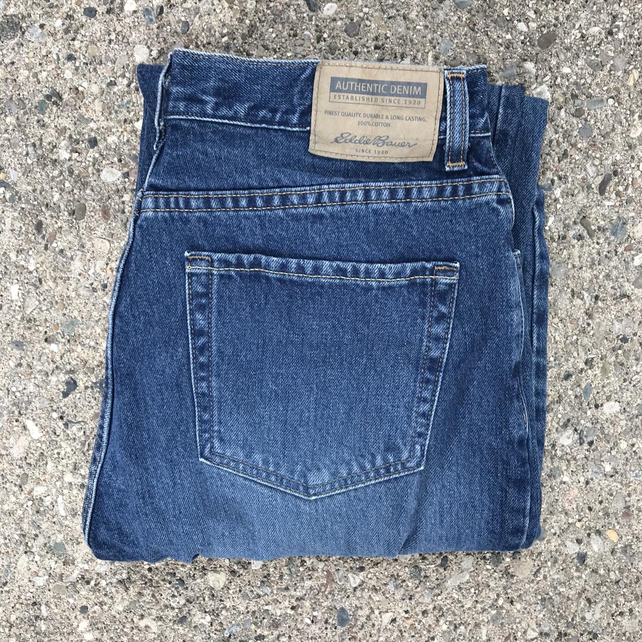 Eddie Bauer Women's Blue Jeans | Depop