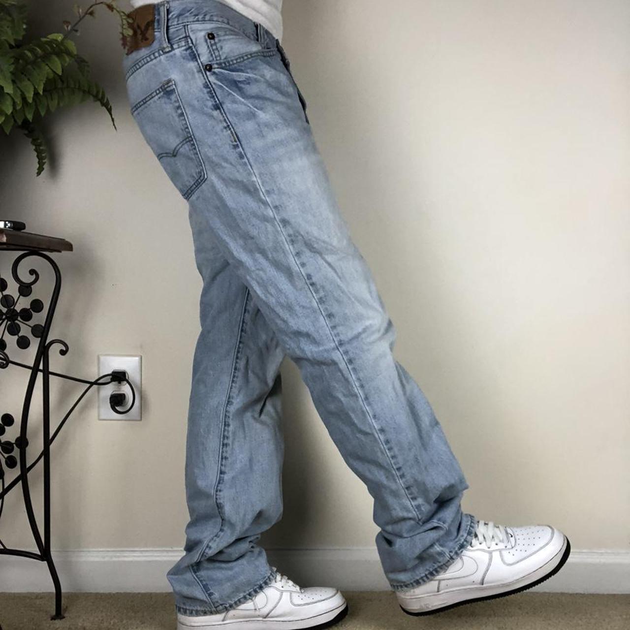 American Eagle Light Wash Denim Jeans Mens Size 30 x... - Depop
