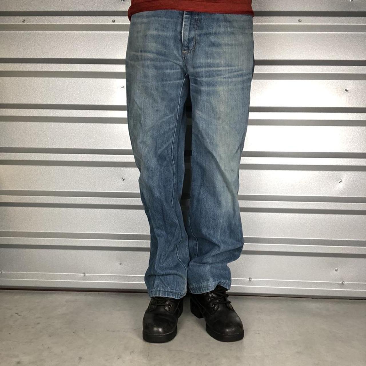 Vintage Sasson Light Washed Denim Jeans Mens Size 32... - Depop