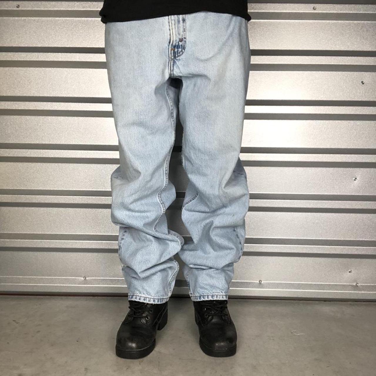 Levi’s 550 Light Washed Denim Jeans Mens Size 38 x... - Depop