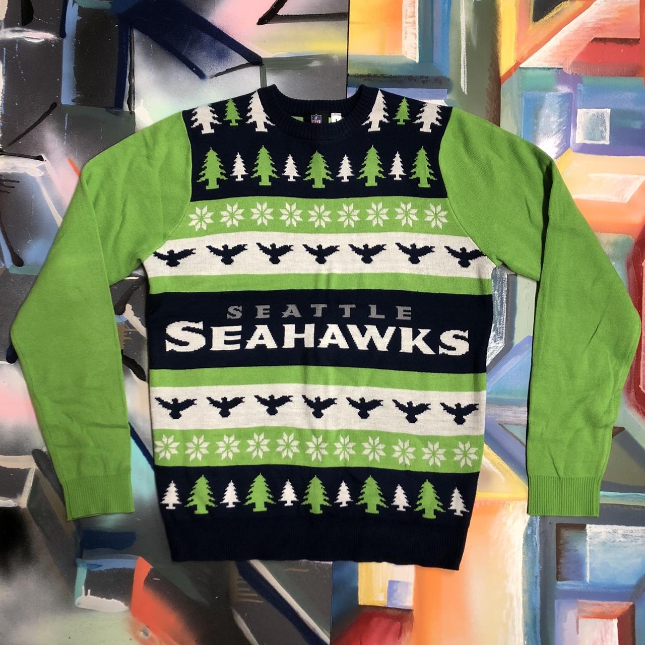 Seahawks holiday outlet sweater