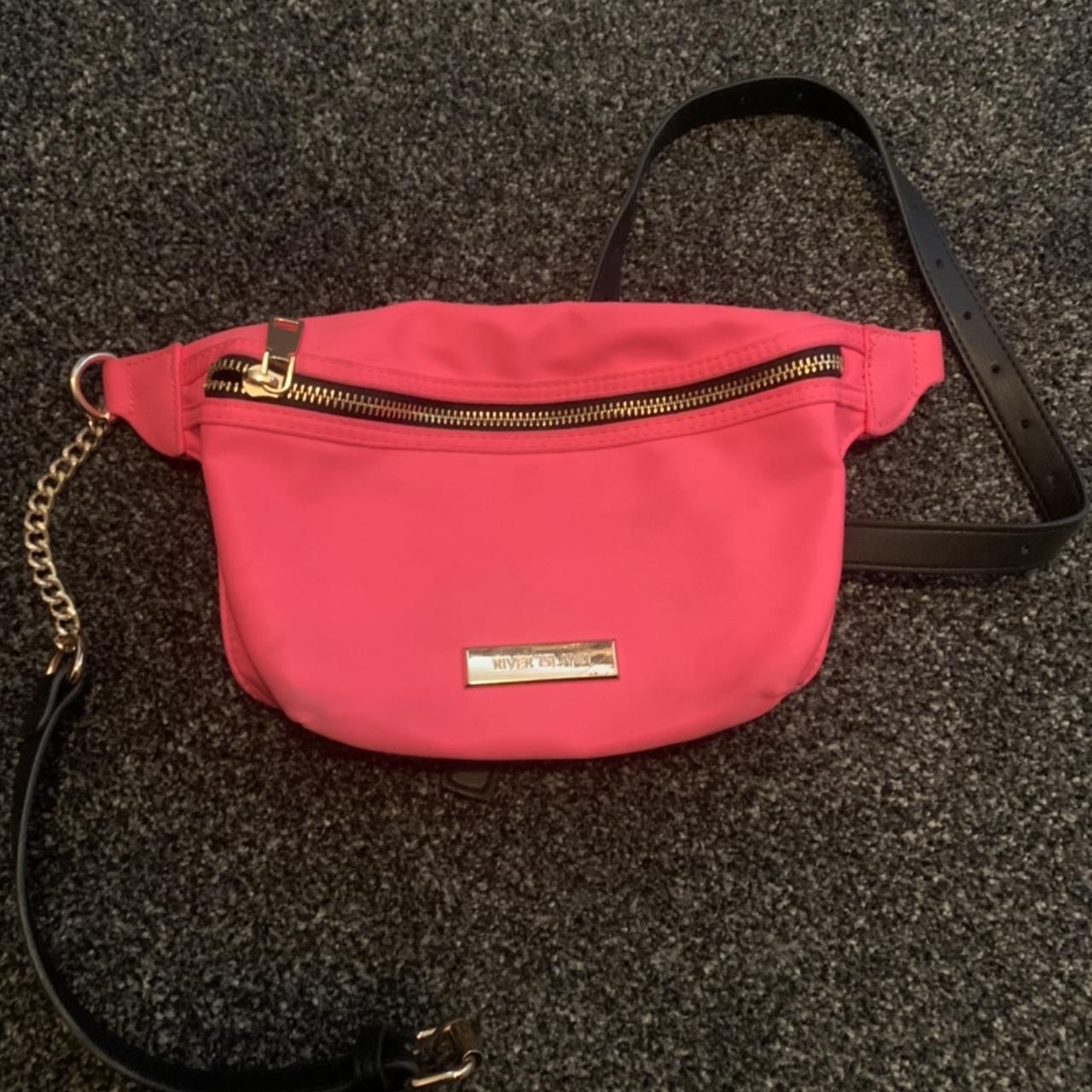 Electric pink bum bag from river island comes with. Depop