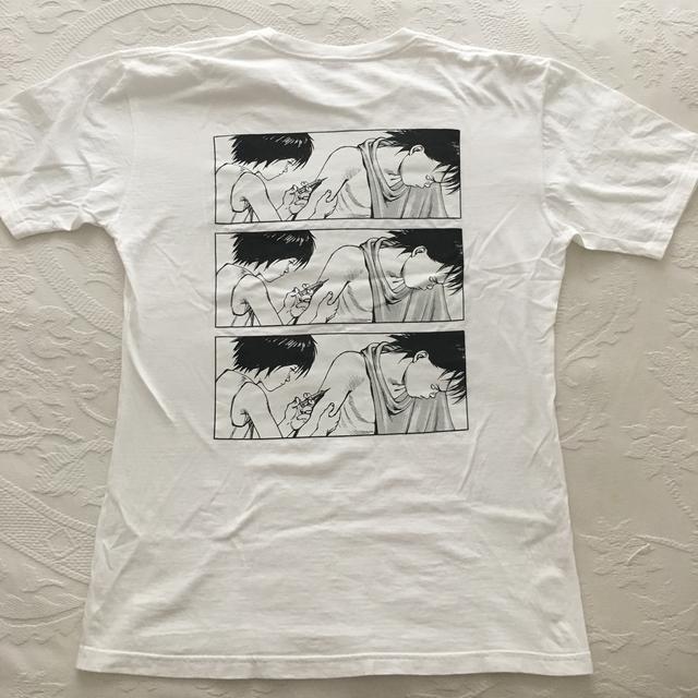 Supreme x Akira Needle Tee XL - White Worn Once -... - Depop