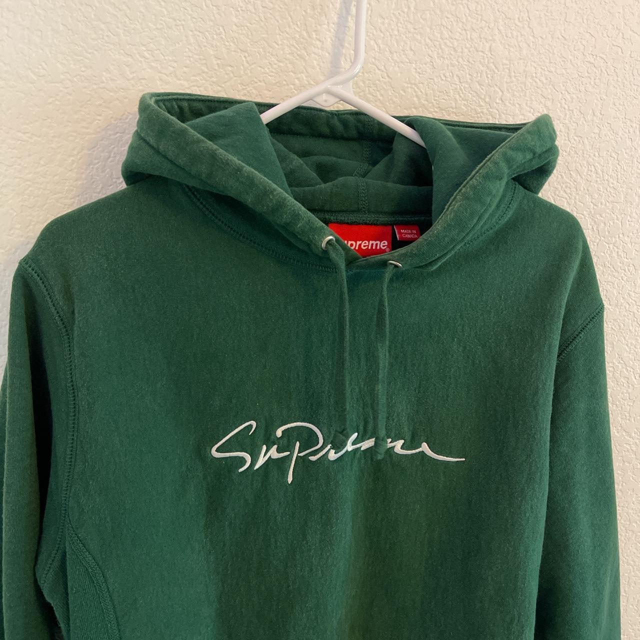 New #Supreme Script hoodie red size small available now in store