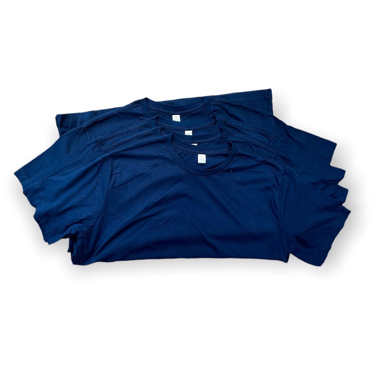 Alternative Apparel Men's Navy Tshirt Depop