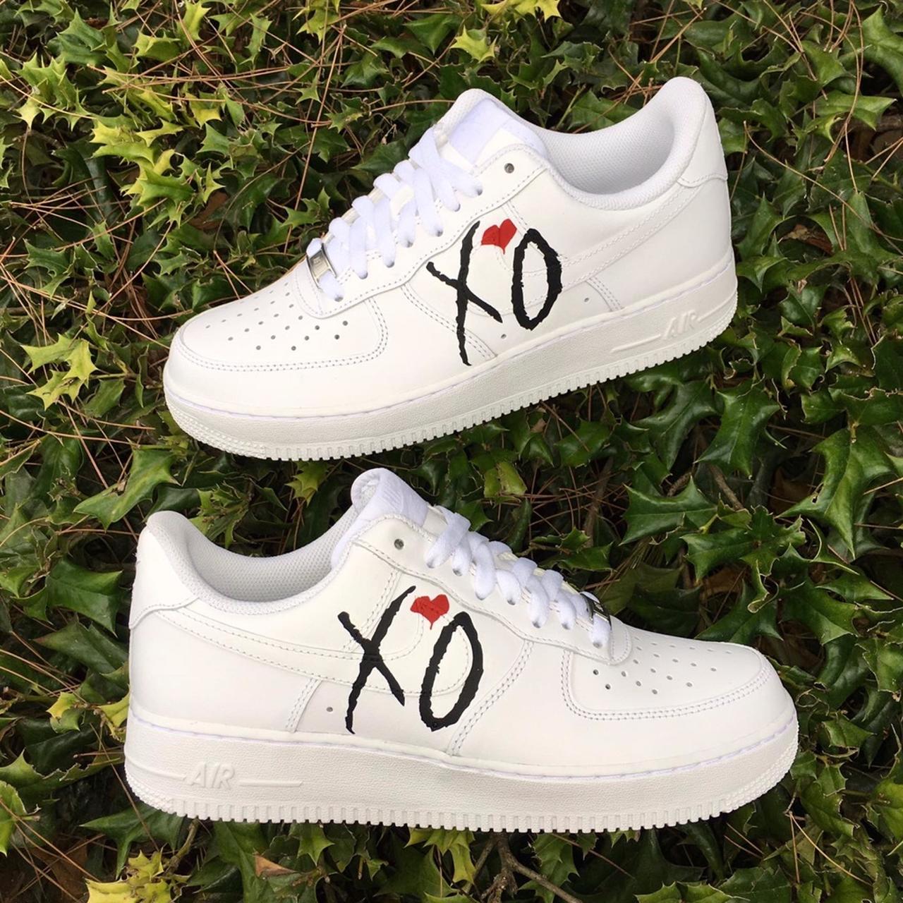 *Mens post* The Weeknd Custom Air Force 1’s. Turn... - Depop