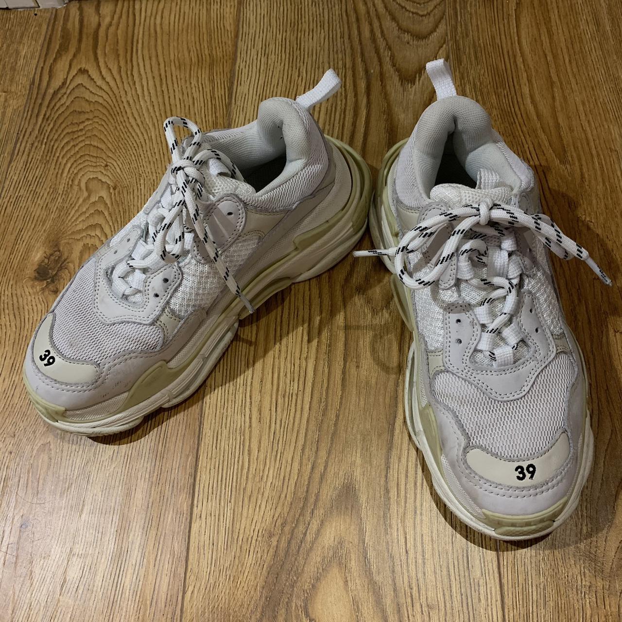 balenciaga triple s white size 36