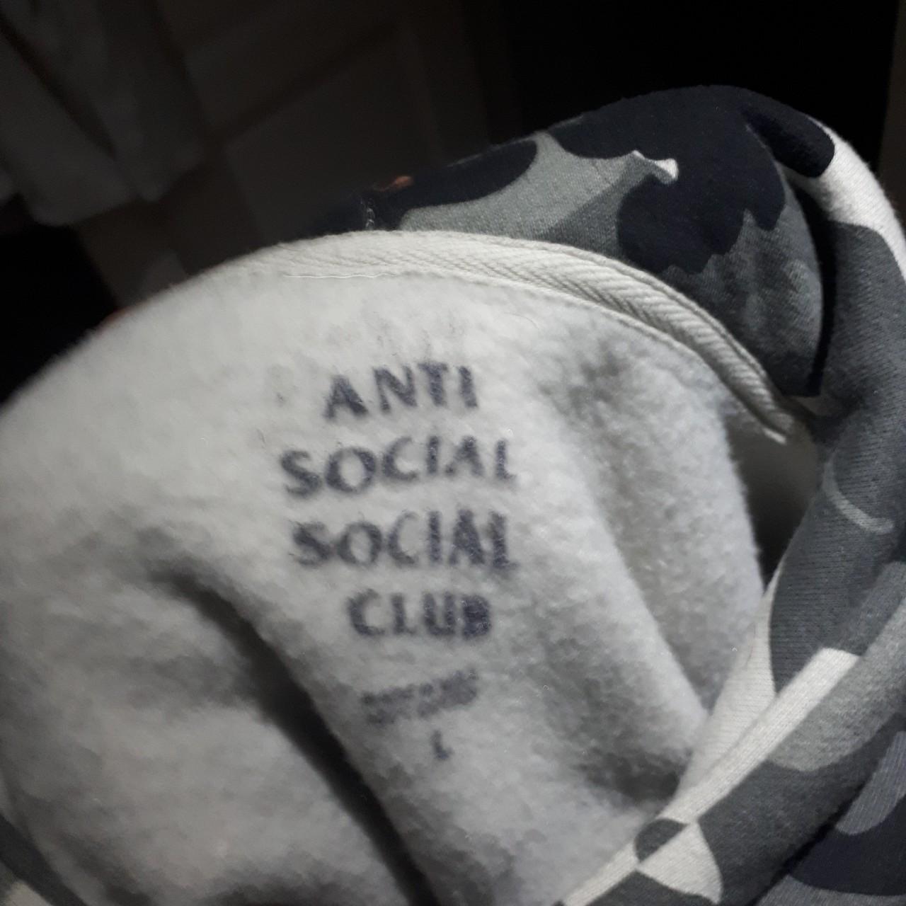 Anti social social sale club frozen hoodie