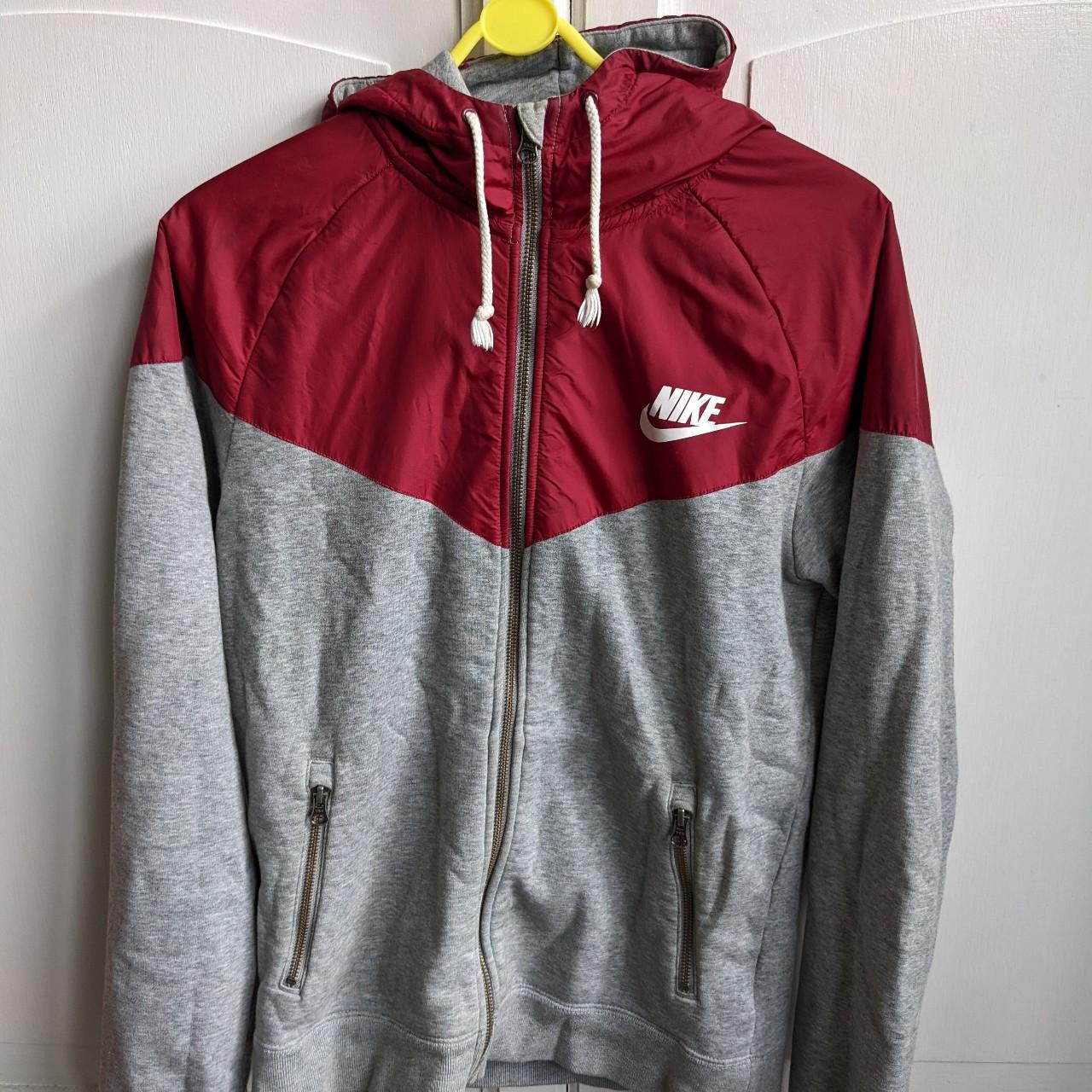 Nike sports activewear hooded jacket / hoodie - Depop
