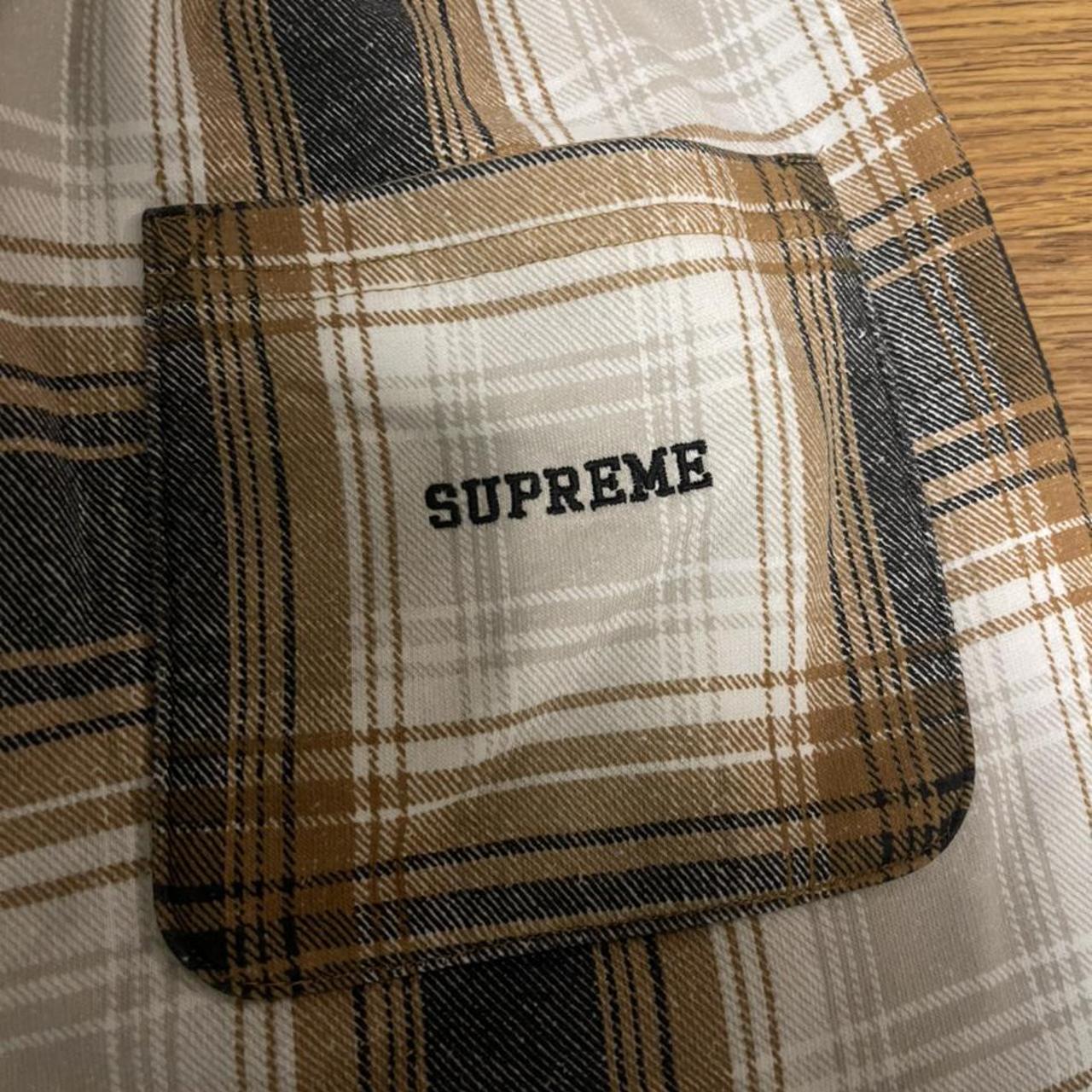 Nike supreme hotsell plaid hooded