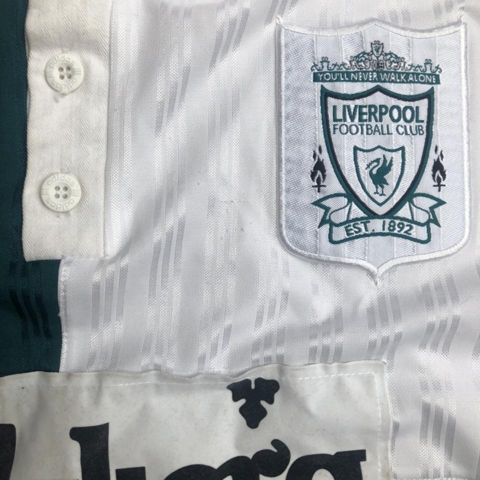 Vintage Liverpool 1993-95 Away Shirt Crazy vintage - Depop