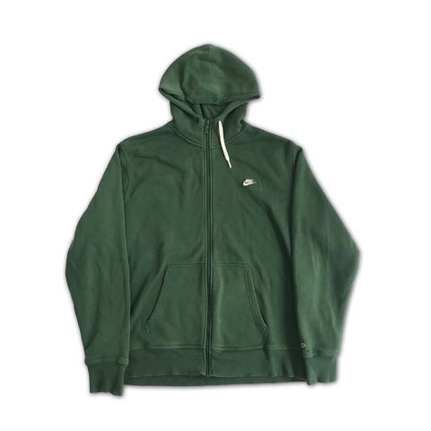 Nike zip 2024 up hoodie green