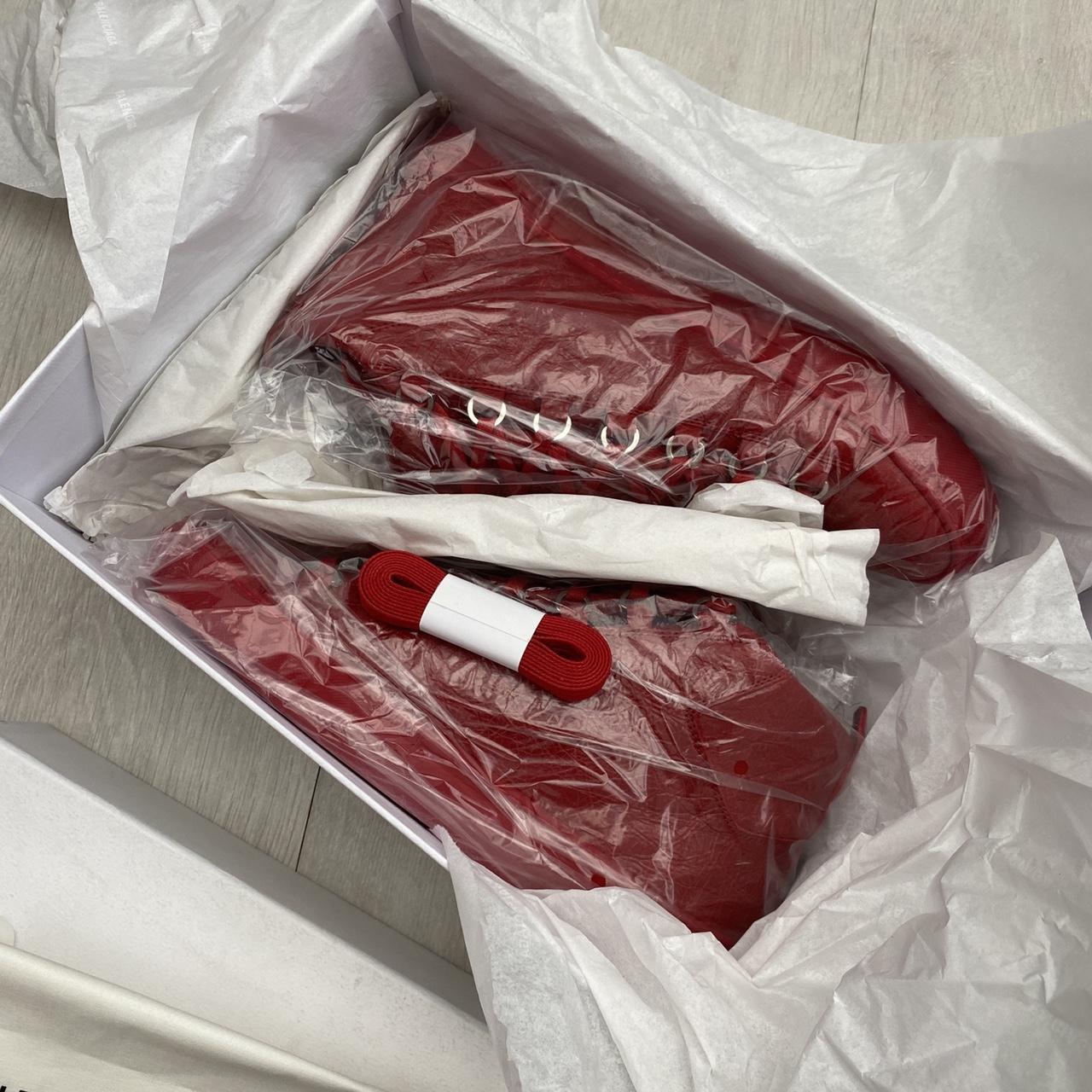 balenciaga arena high mens red