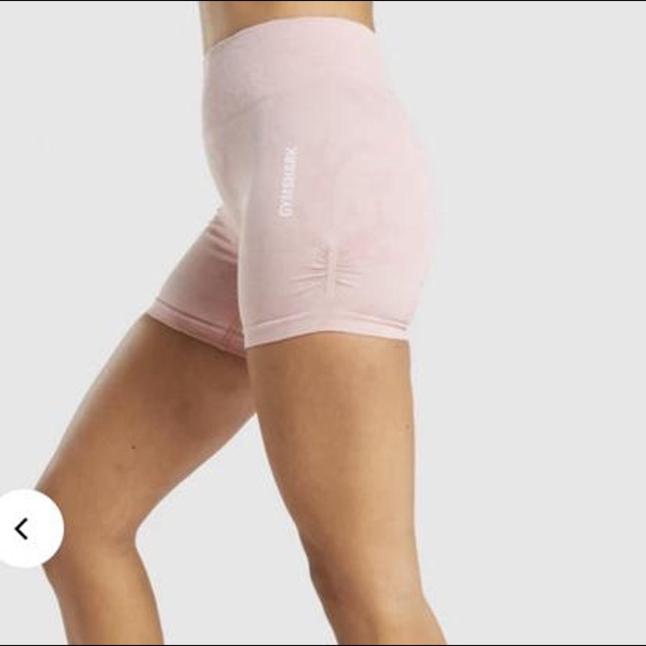 Gymshark adapt camo seamless shorts baby pink worn... Depop