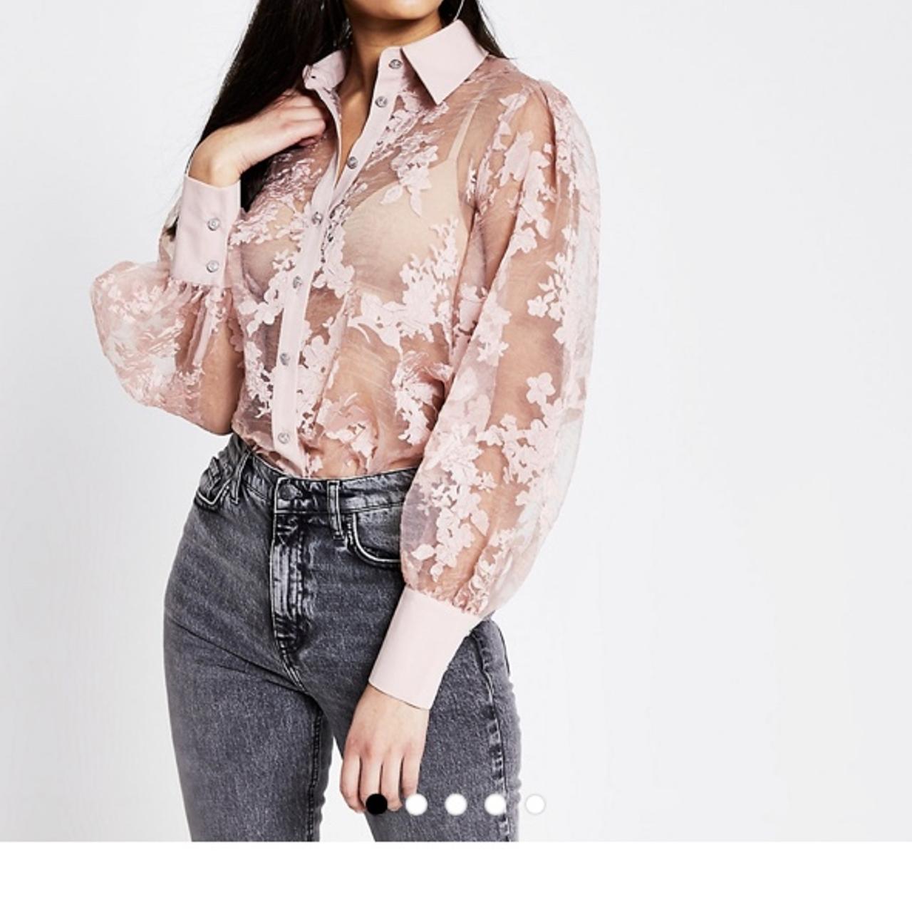 River Island Women's Blouse Depop