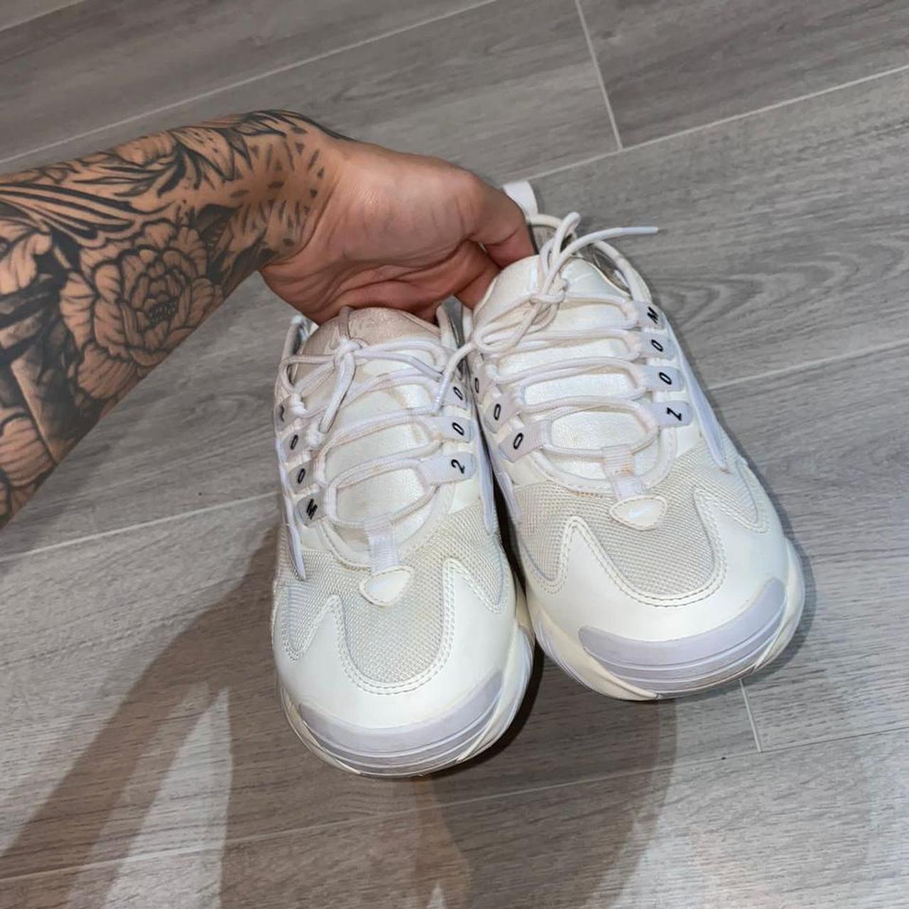 Nike zoom 2k trainers in best sale triple white