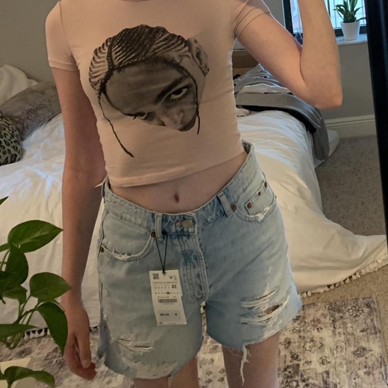 zara mom shorts