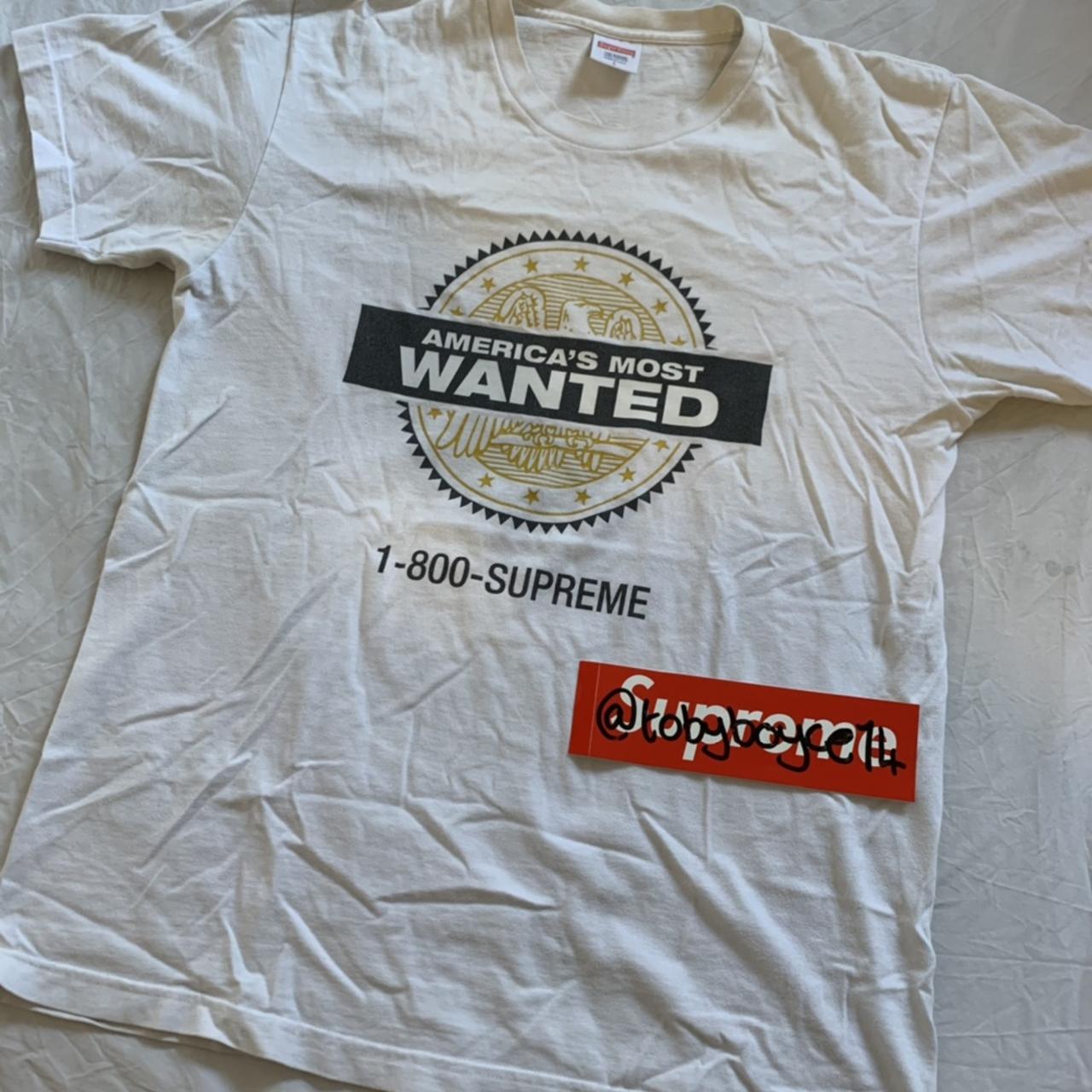 supreme most wanted tee