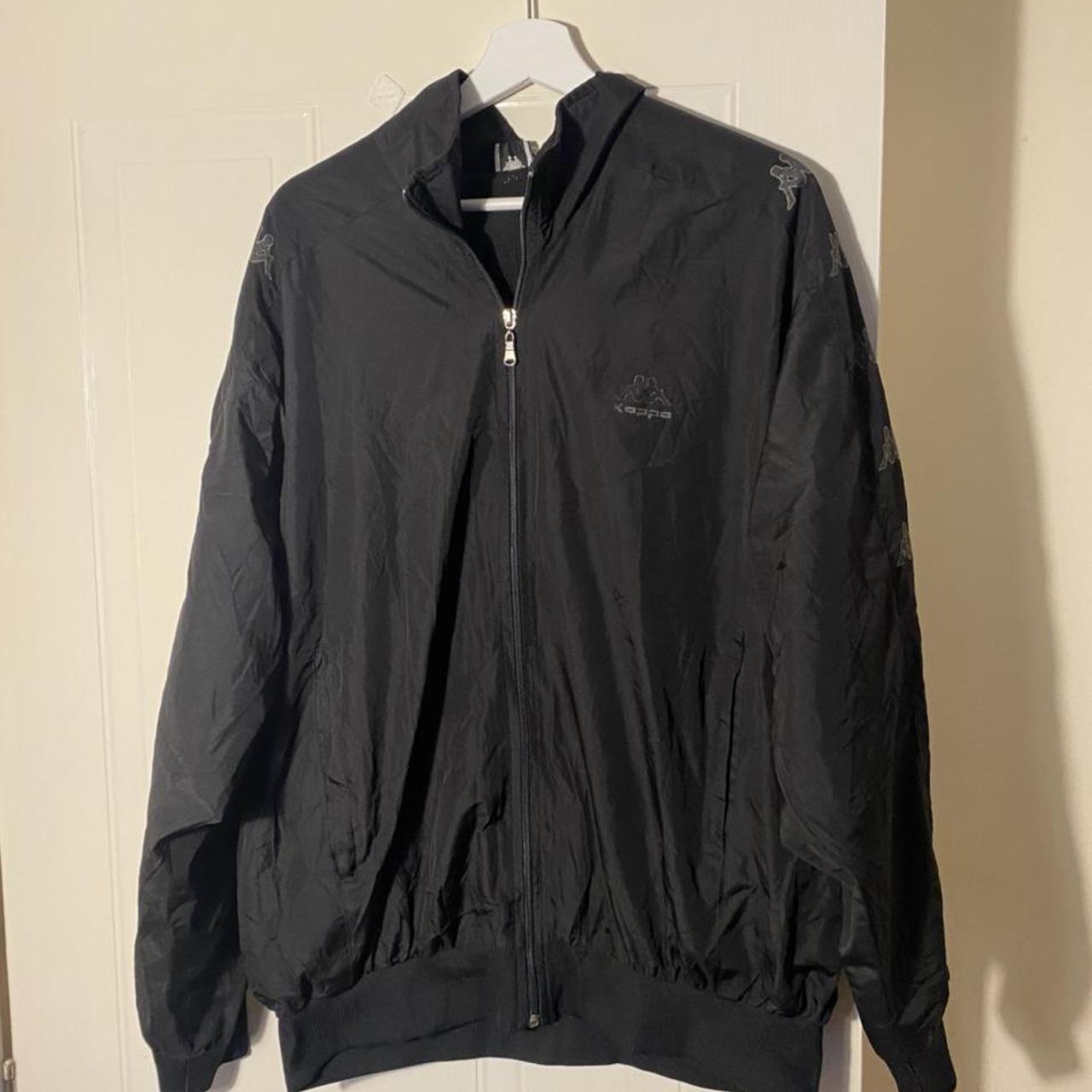 Kappa Men's Black Jacket | Depop