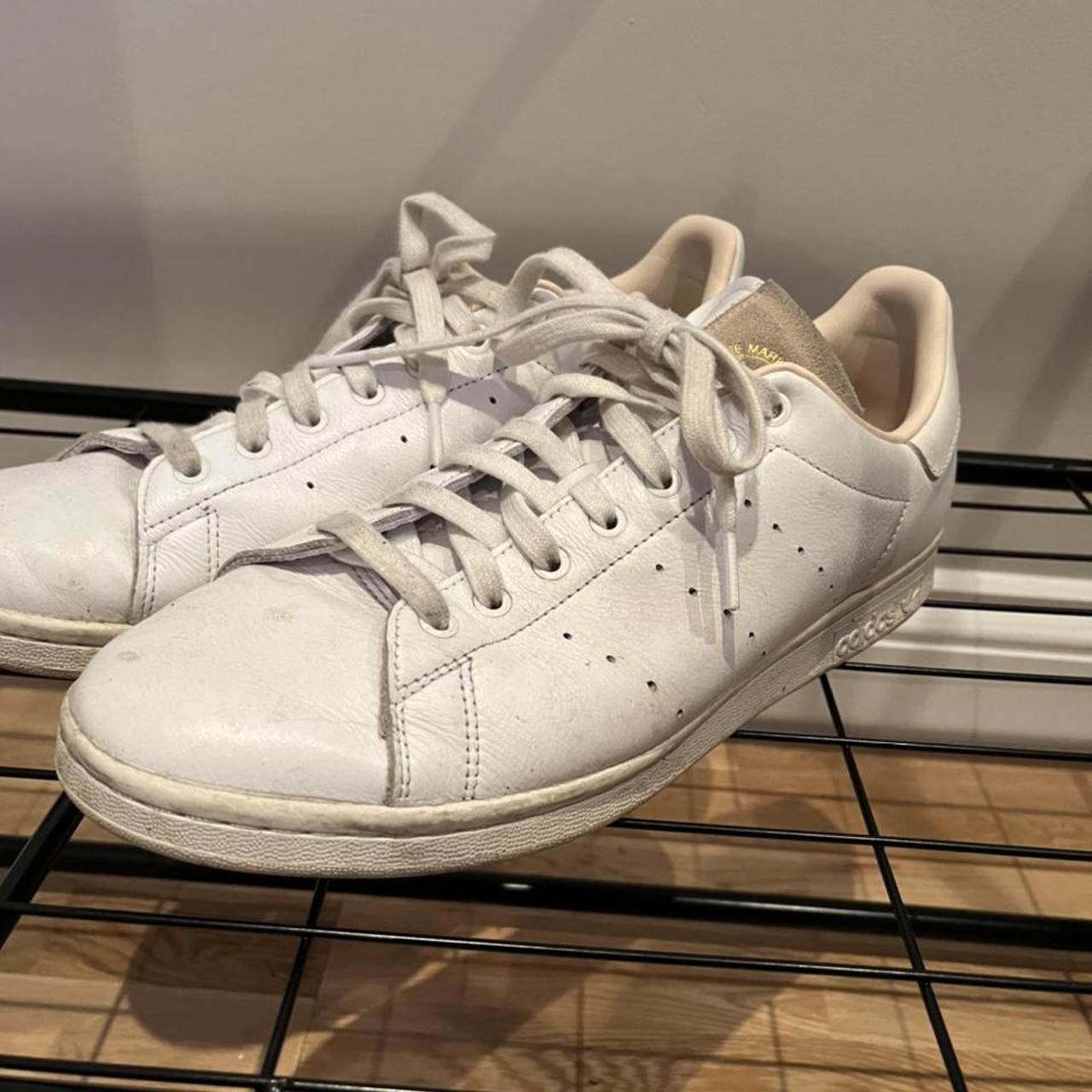 Adidas Stan Smith trainer. Neutral colour. Timeless... - Depop