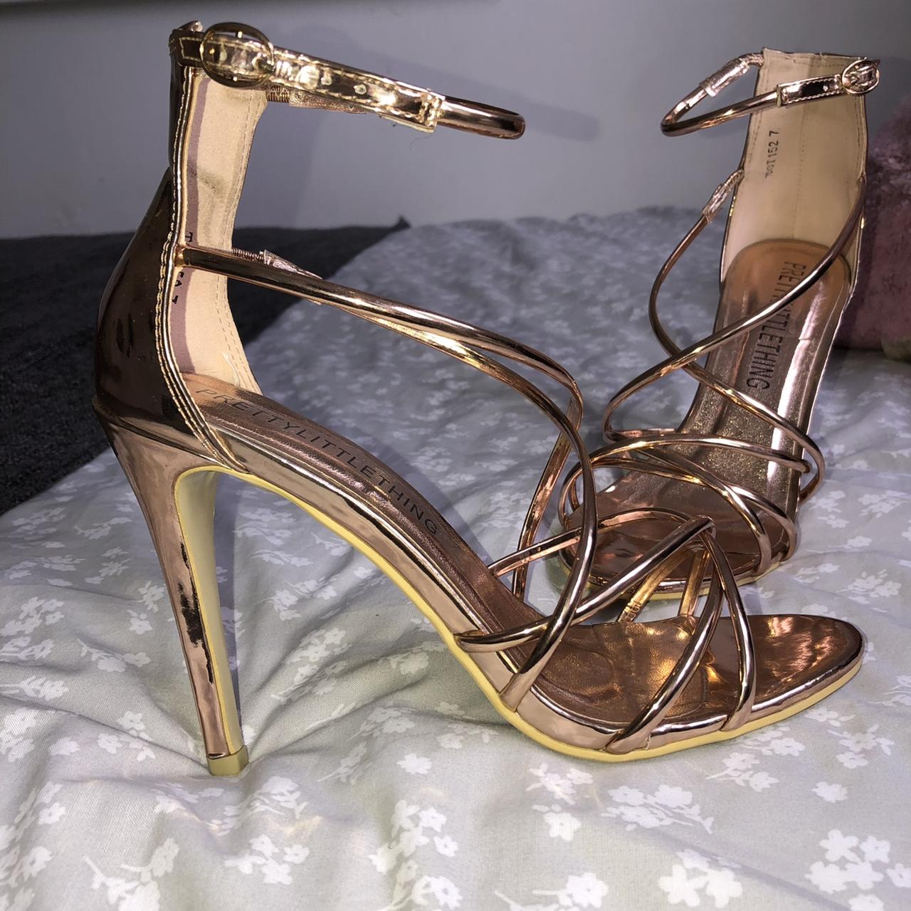 Rose gold heels pretty little outlet thing