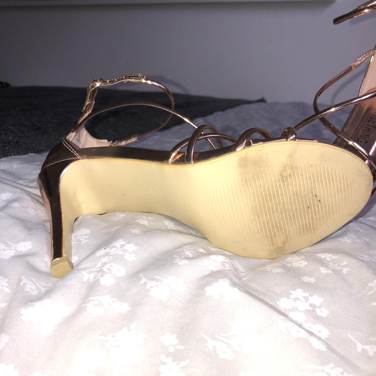 Plt rose cheap gold heels