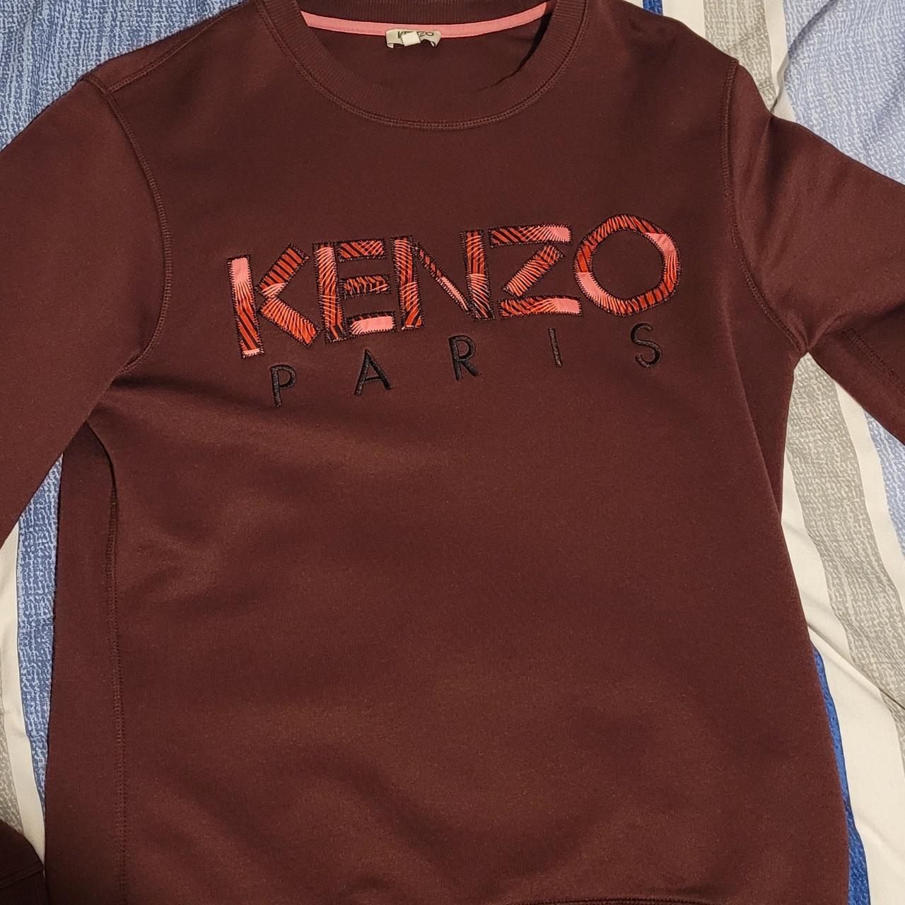 Burgundy kenzo clearance sweatshirt