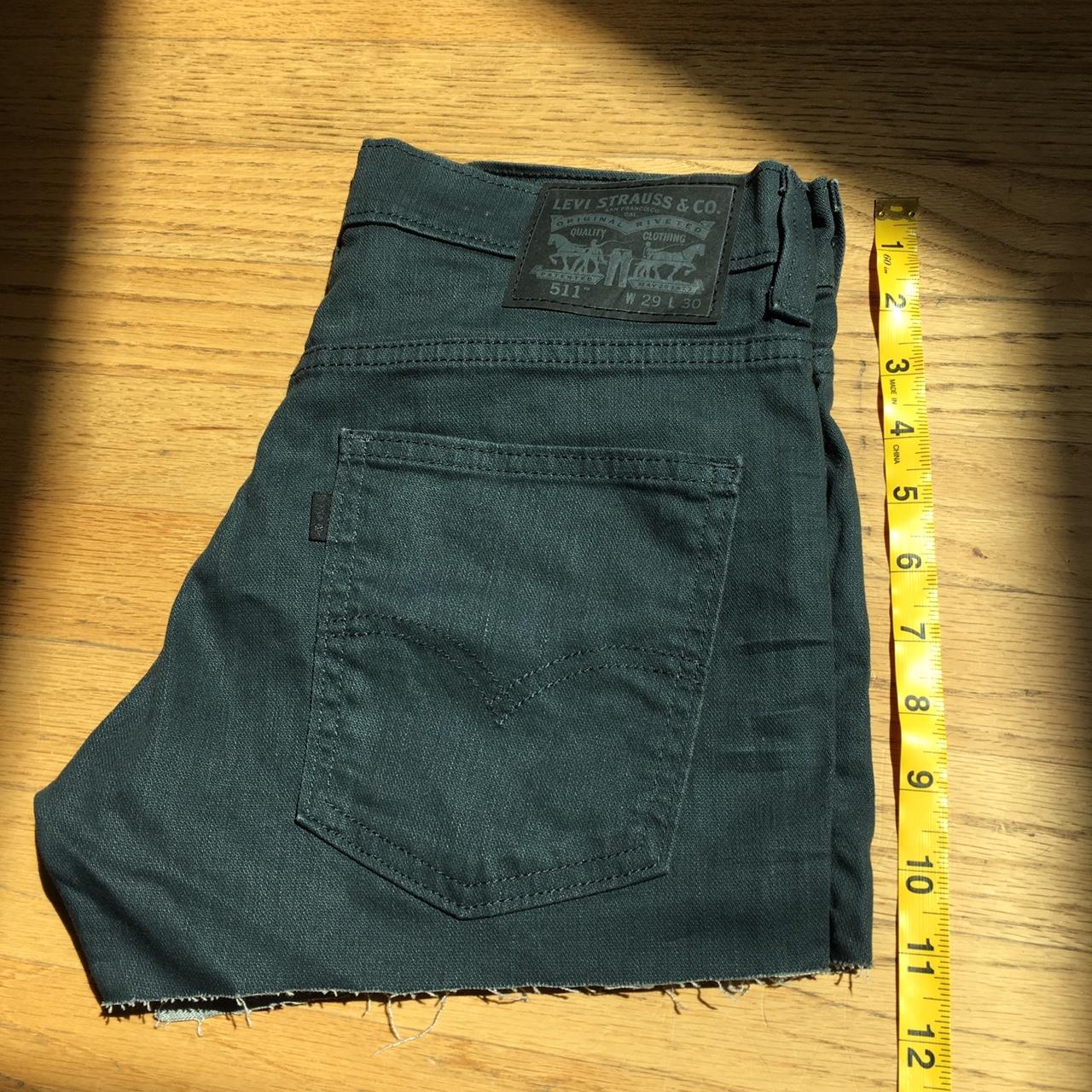 511 Levi jean shorts. Labeled “W29,” converted into... - Depop