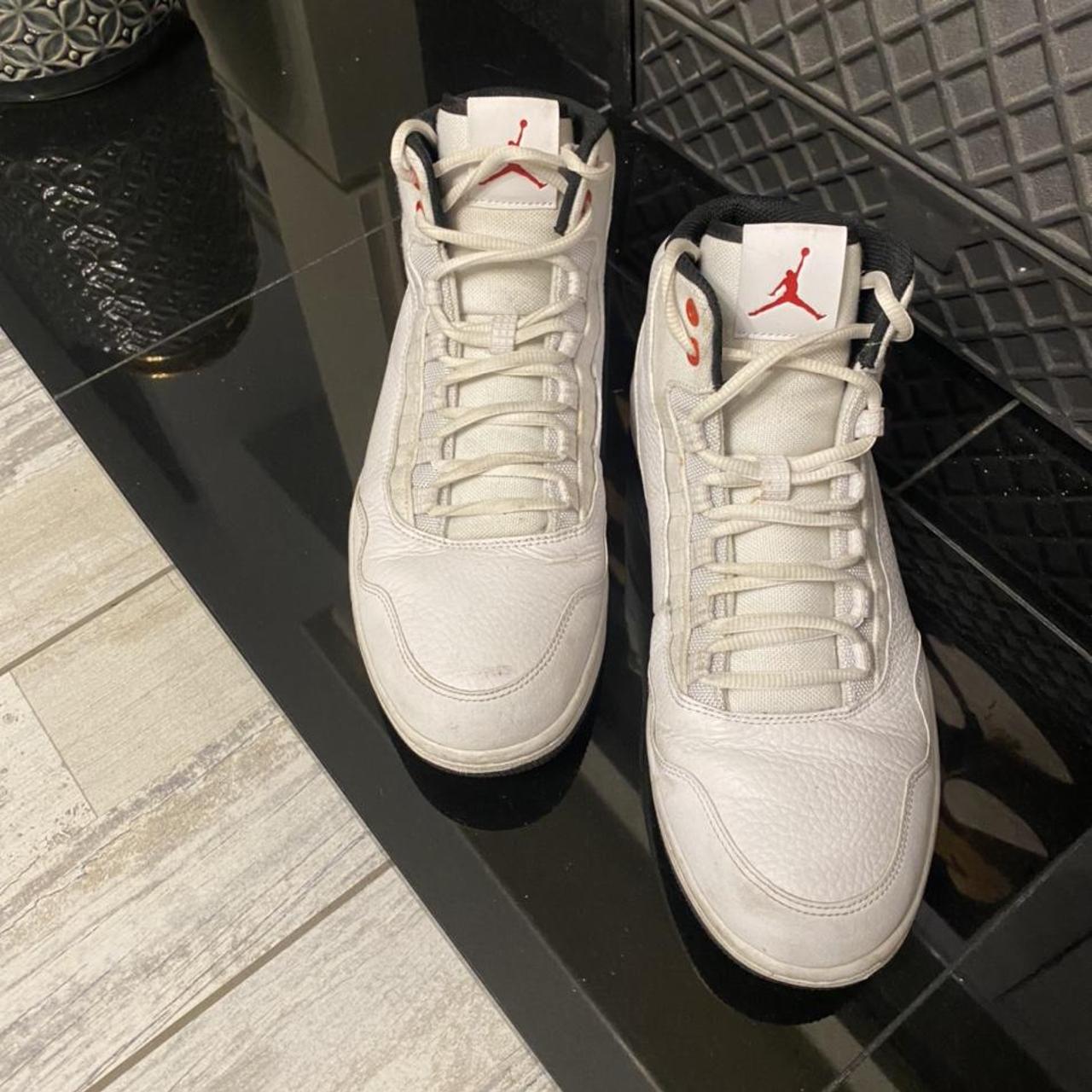 jordan executive white red